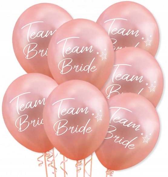 

Balon Na Wieczór Panieński Balony Team Bride 5 Szt