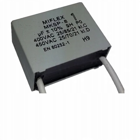 

Kondensator rozruchowy do silnika 2,5uF 400V