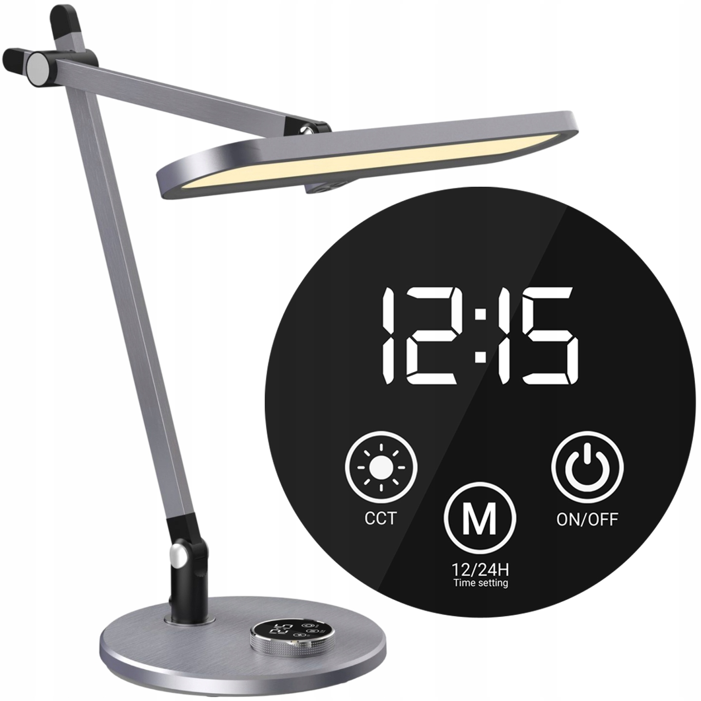 Lampka Biurkowa Na Biurko Led Regulowana Aluminiowa Svensson Premium