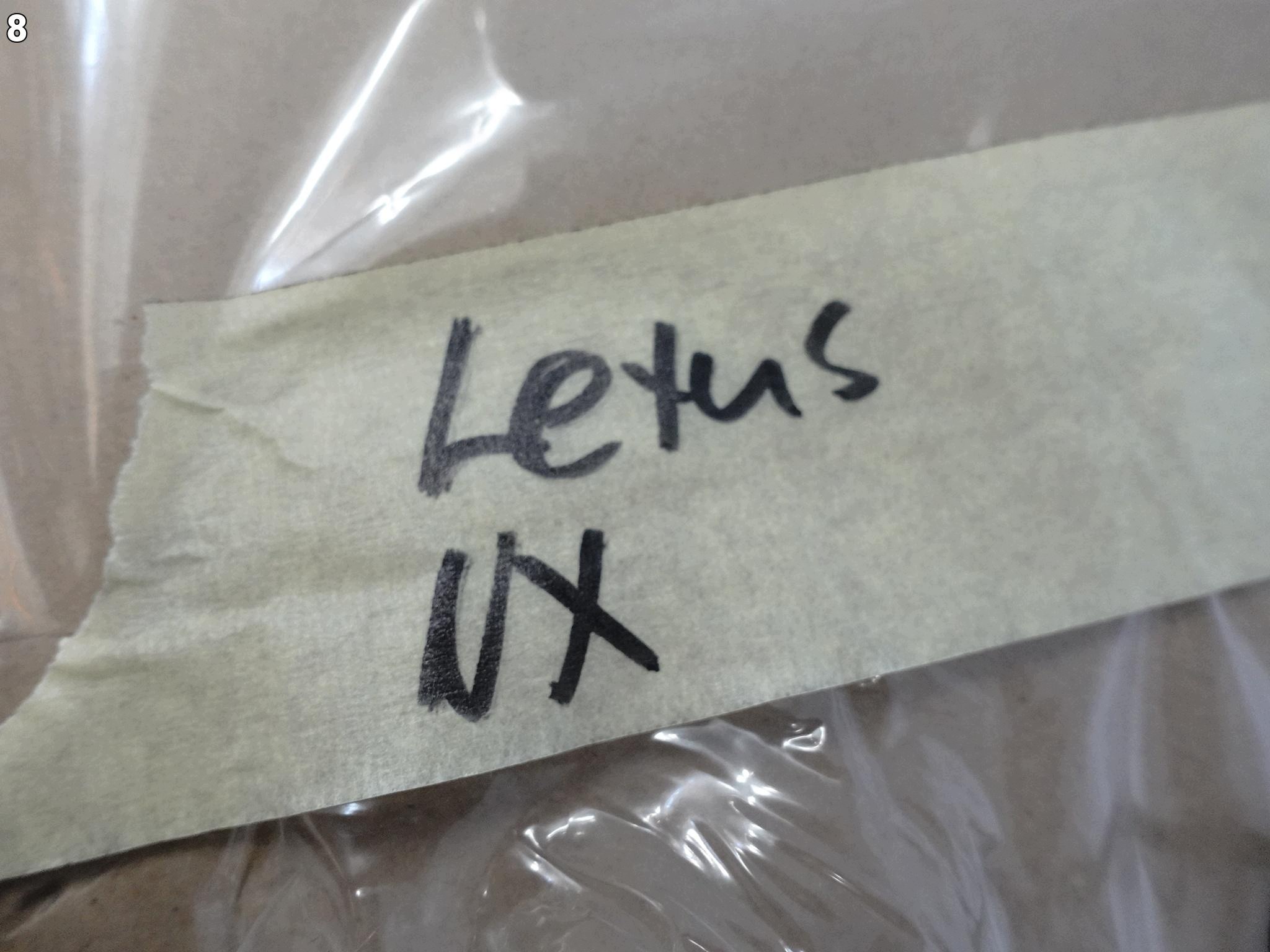 LEXUS NX II 2 AZ20 21- moulding dust windows door front right CHROM original