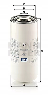 MANN-FILTER LB13145/3 FILTR OLEJU SEPARATOR