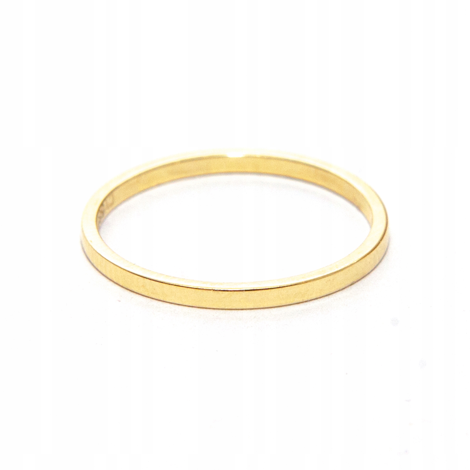 Zlatý prstýnek zlato 585, tenký prsten, zámek pro přidržení