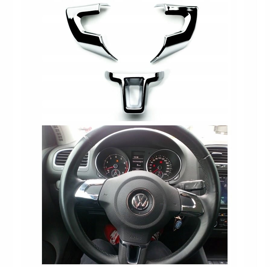 

Nakładki Na Kierownice Chrom Vw Caddy Tiguan Golf