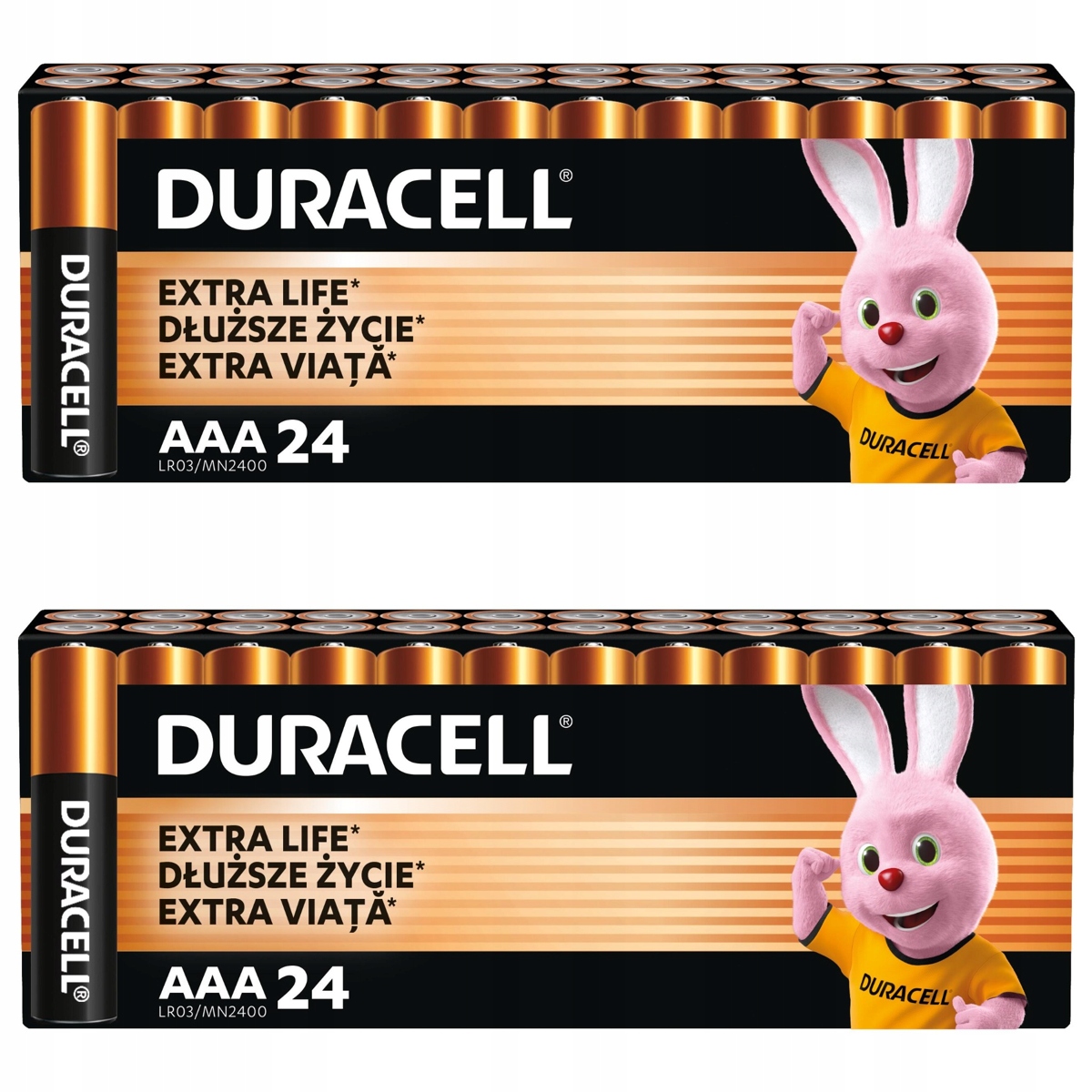 24x Bateria alkaliczna AAA (LR3) 1.5 V Duracell