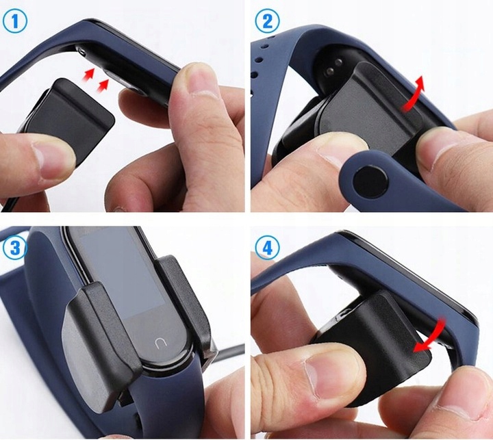 KABEL USB ŁADOWARKA XIAOMI MI BAND 4 NIE WYJMUJ KLAMRA KLIPS Model XIAOMI MI BAND 4