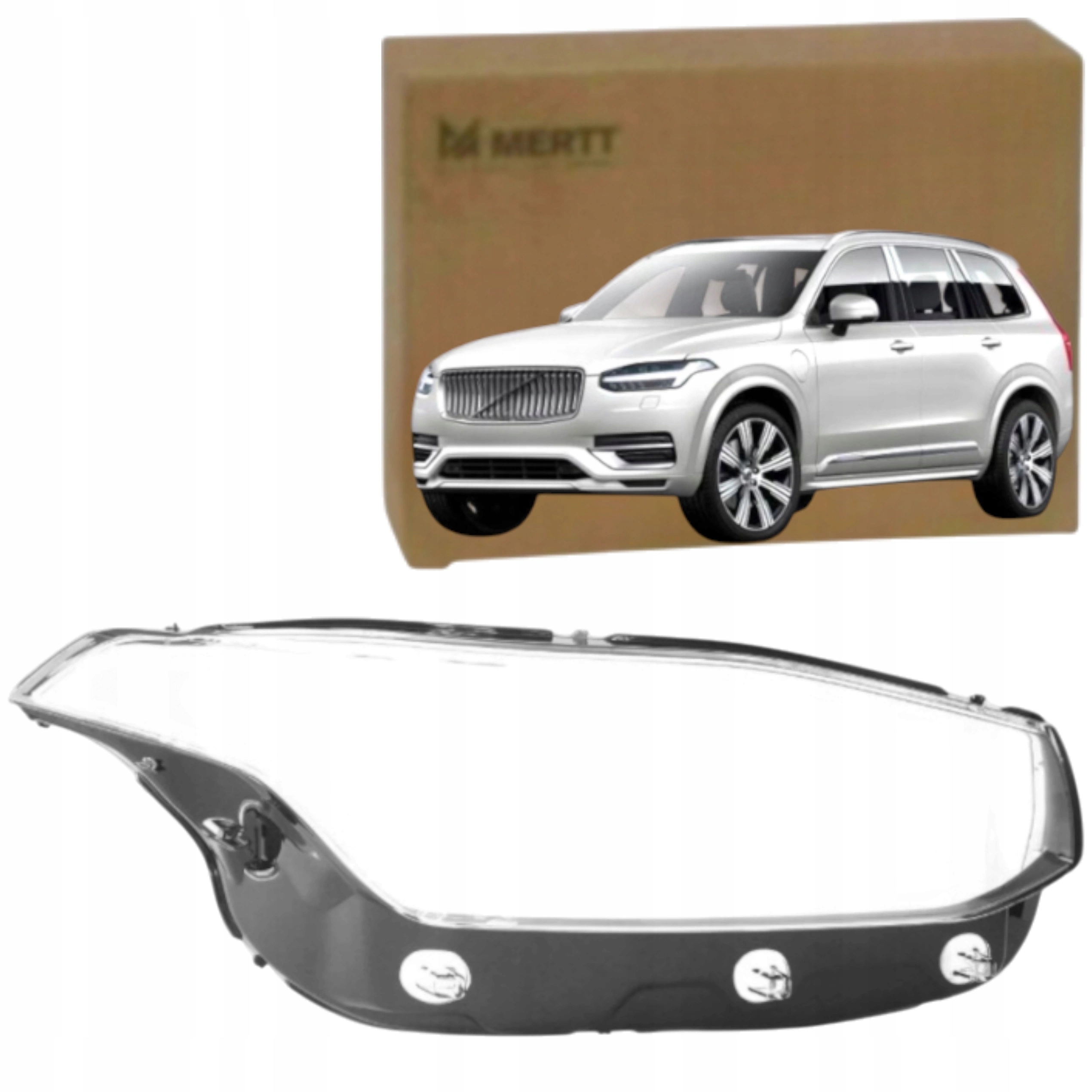 Volvo XC90 II 2015+ Klosz Pravé sklo předního světlometu Led