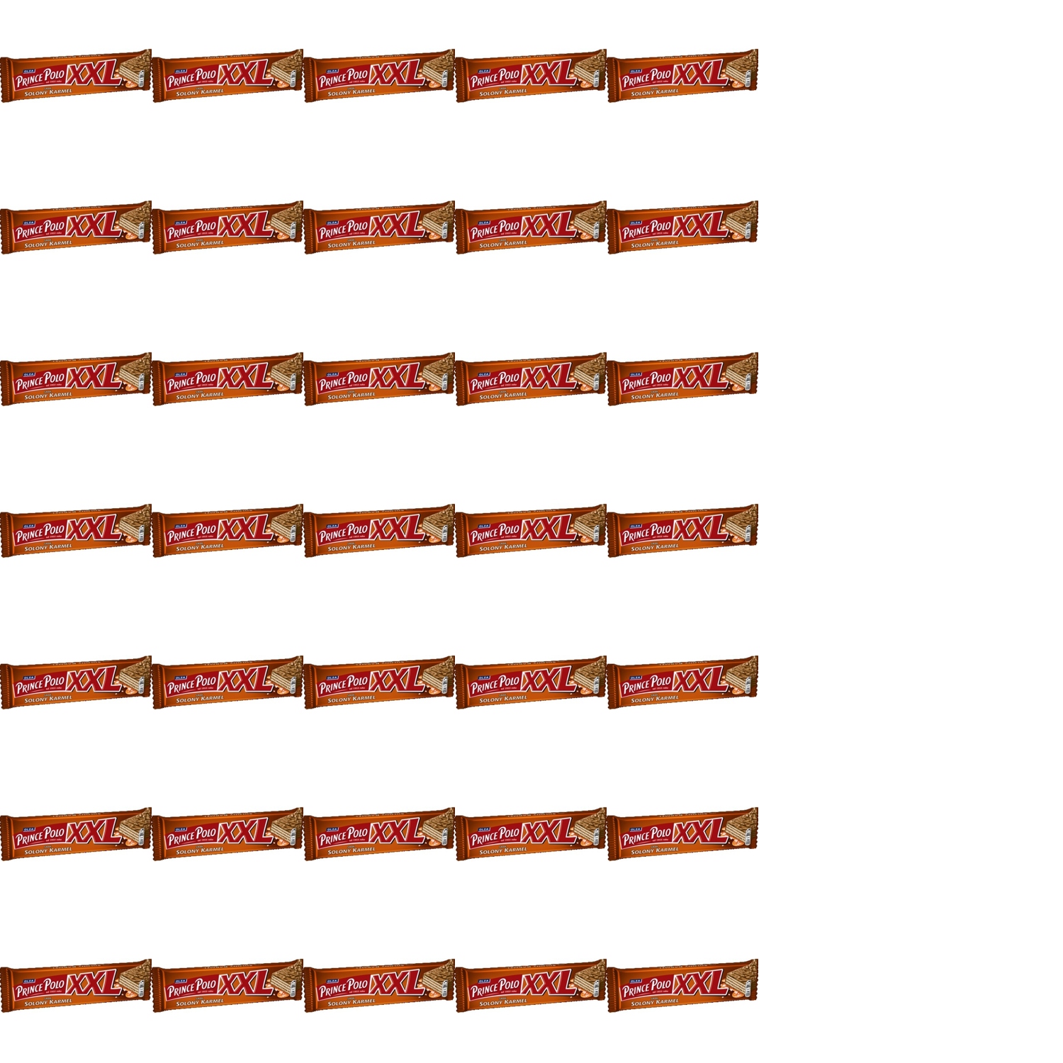 Levně 35 x 45 g Prince polo xxl slaný karamel tyčinka Karton
