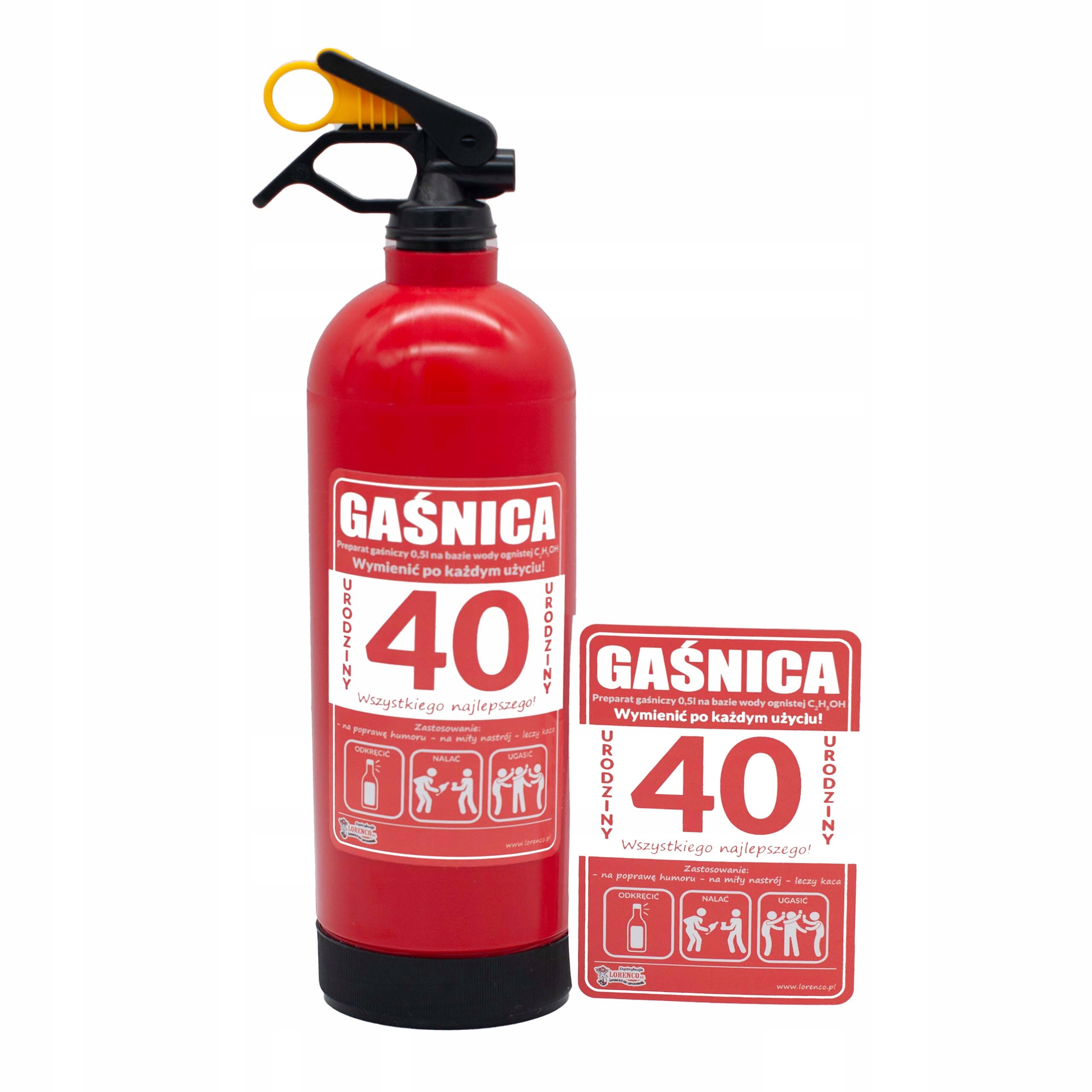 

Gaśnica Na Flaszkę 40 Urodziny Imprezowe
