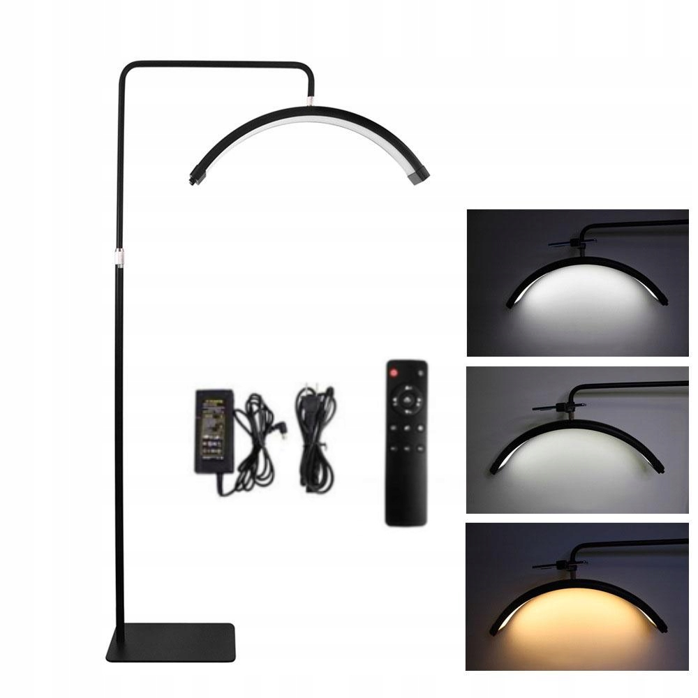 Lampa Do Przedłużania Rzęs Kosmetyczna Czarny Regulowana Uniwersalna