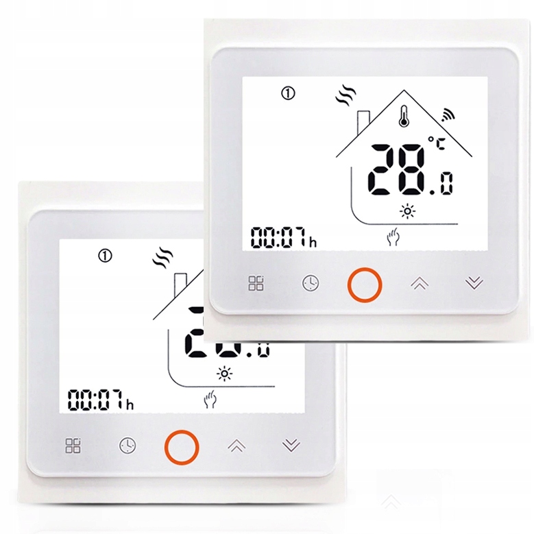 2x Smart WIFI termostat pokojowy LCD