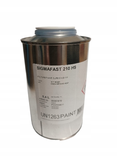 Utwardzacz do farby Sigmafast 210 hs 0,4l, pasuje do kompletu 4 litrowego