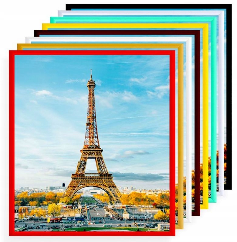 RAMA ALUMINIOWA 60x60 cm - RAMKA - 8 KOLORÓW, na PLAKAT, PUZZLE