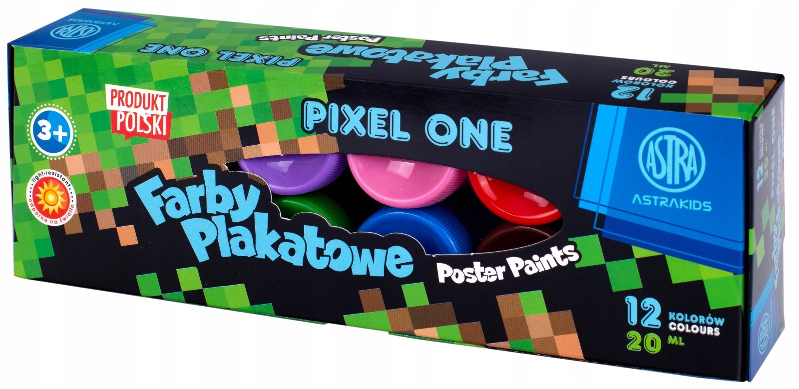 Farby plakatowe Astra 12 szt. x 20 ml