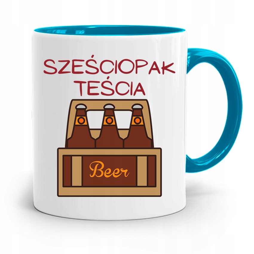 

Kubek Błękitny Dla Teścia Sześciopak Teścia
