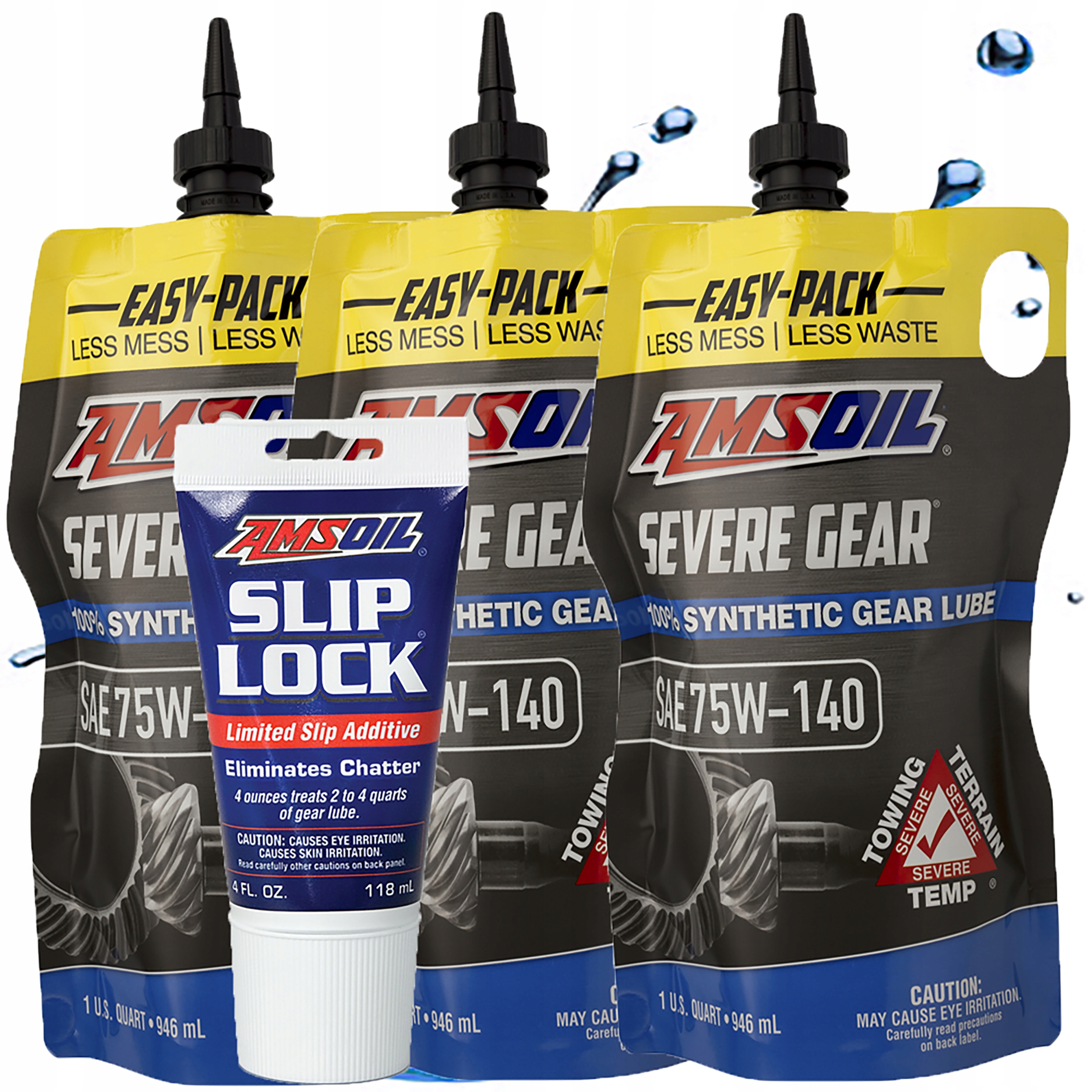 Prevodový Olej Amsoil 75V140 100 % Synthetic Severe Gear Slip Lock Lsd