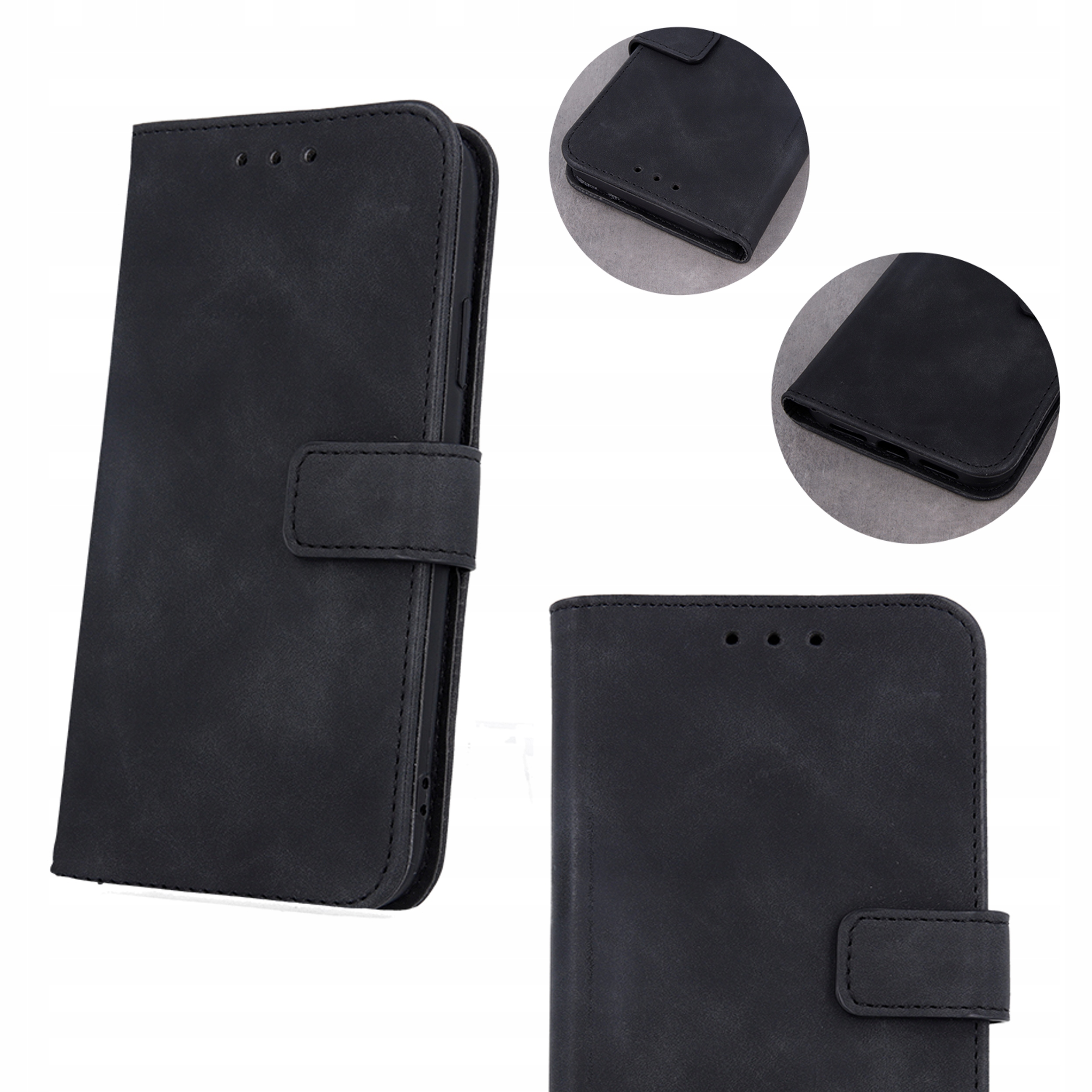 Etui Smart Velvet do Samsung Galaxy S21 czarne Tfo