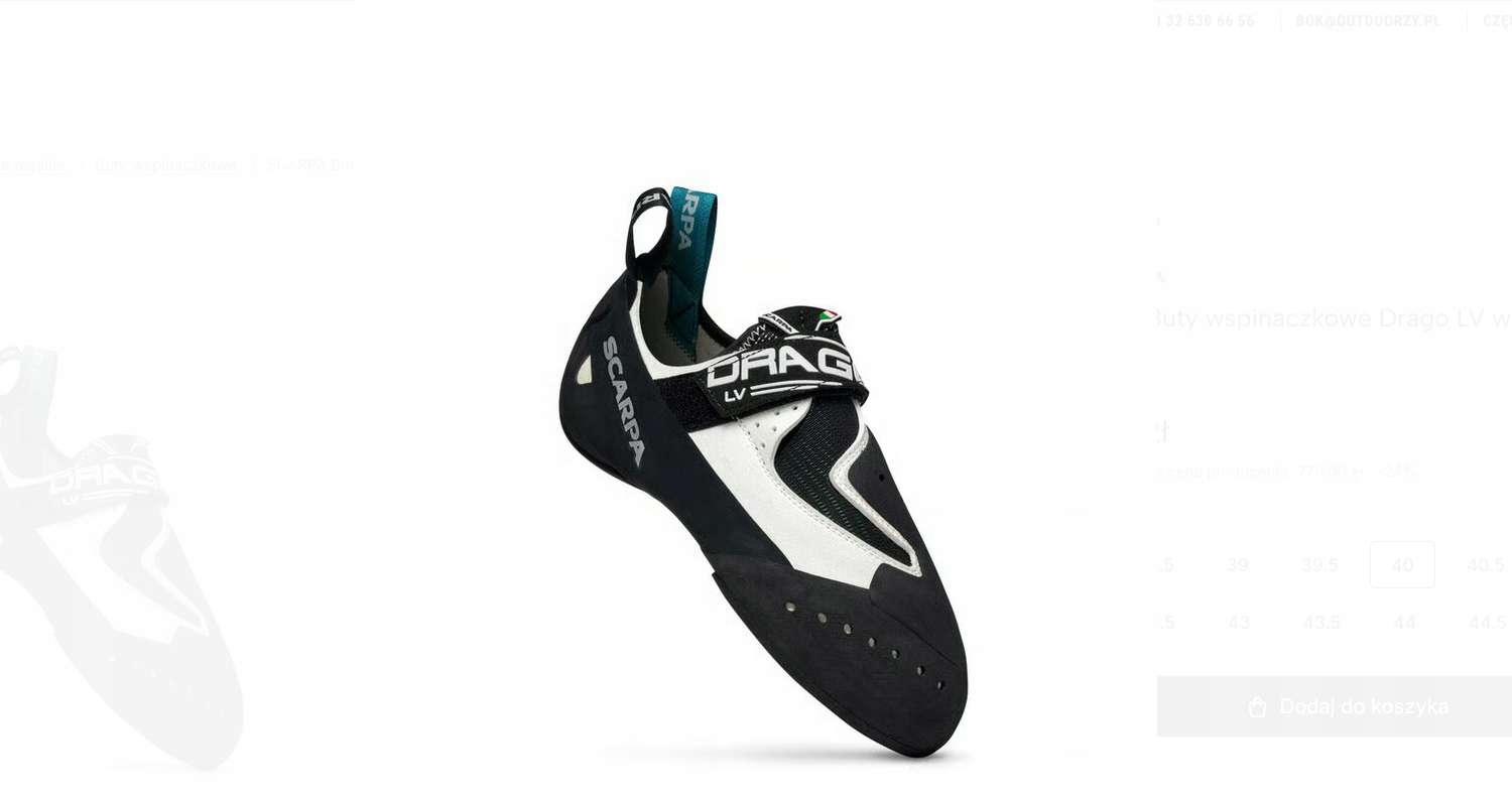 Lezecké boty Scarpa Drago LV White bílé 43