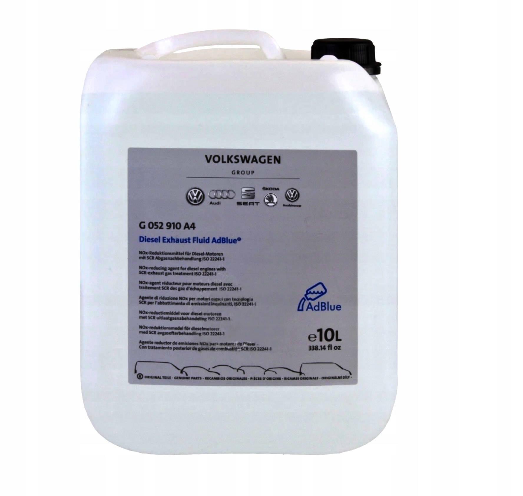 

Płyn Adblue Dpf 10L Audi Vw Seat Skoda G052910A4