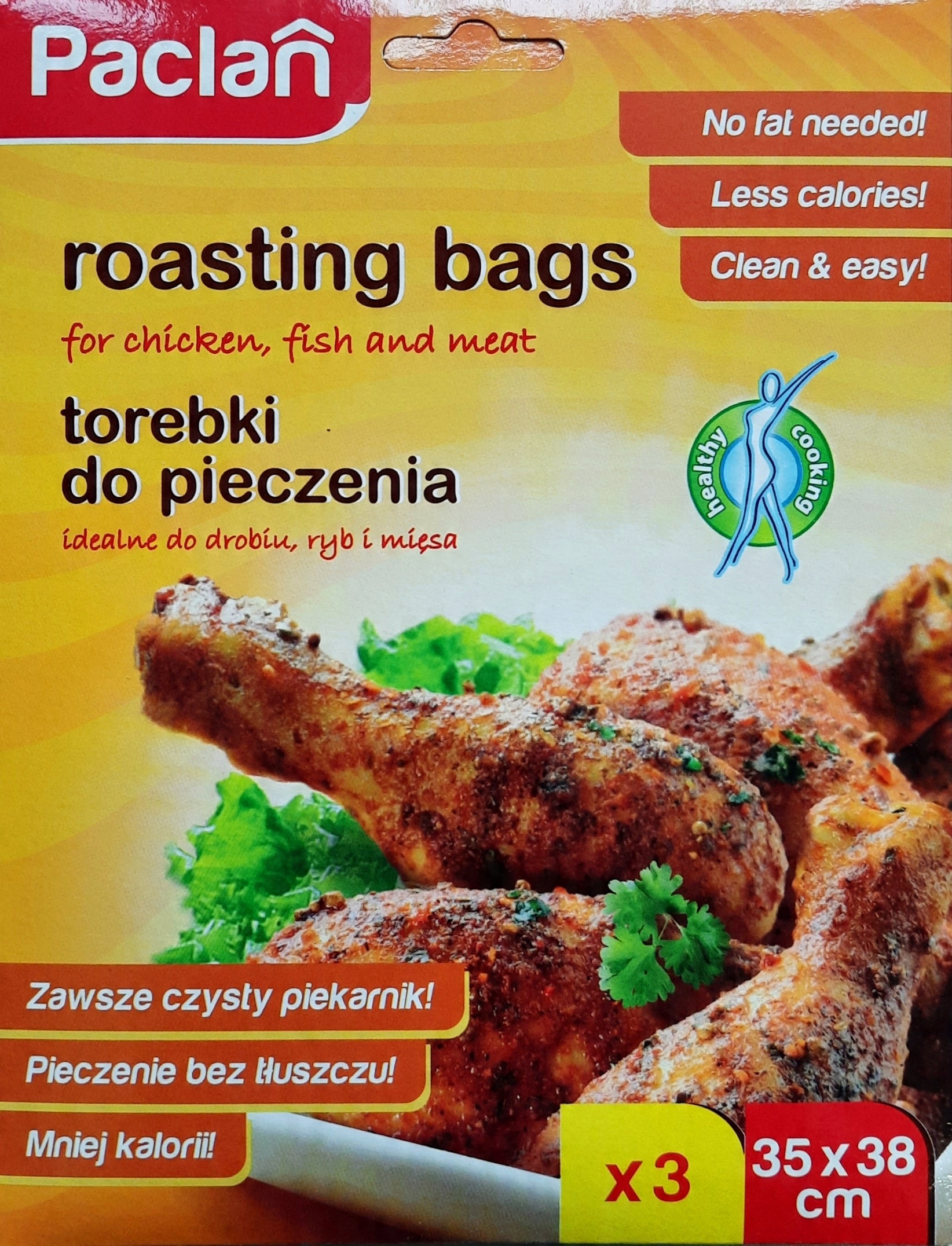 

Torebki do pieczenia mięs/ryb Paclan 35x38 cm 3szt