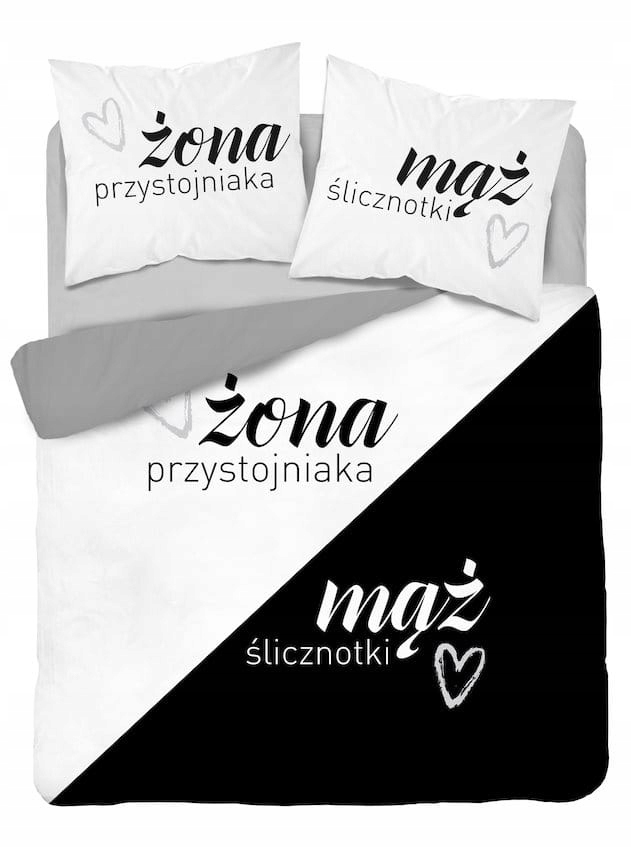

Pościel Holenderska 160x200 Mąż Żona Prezentowa
