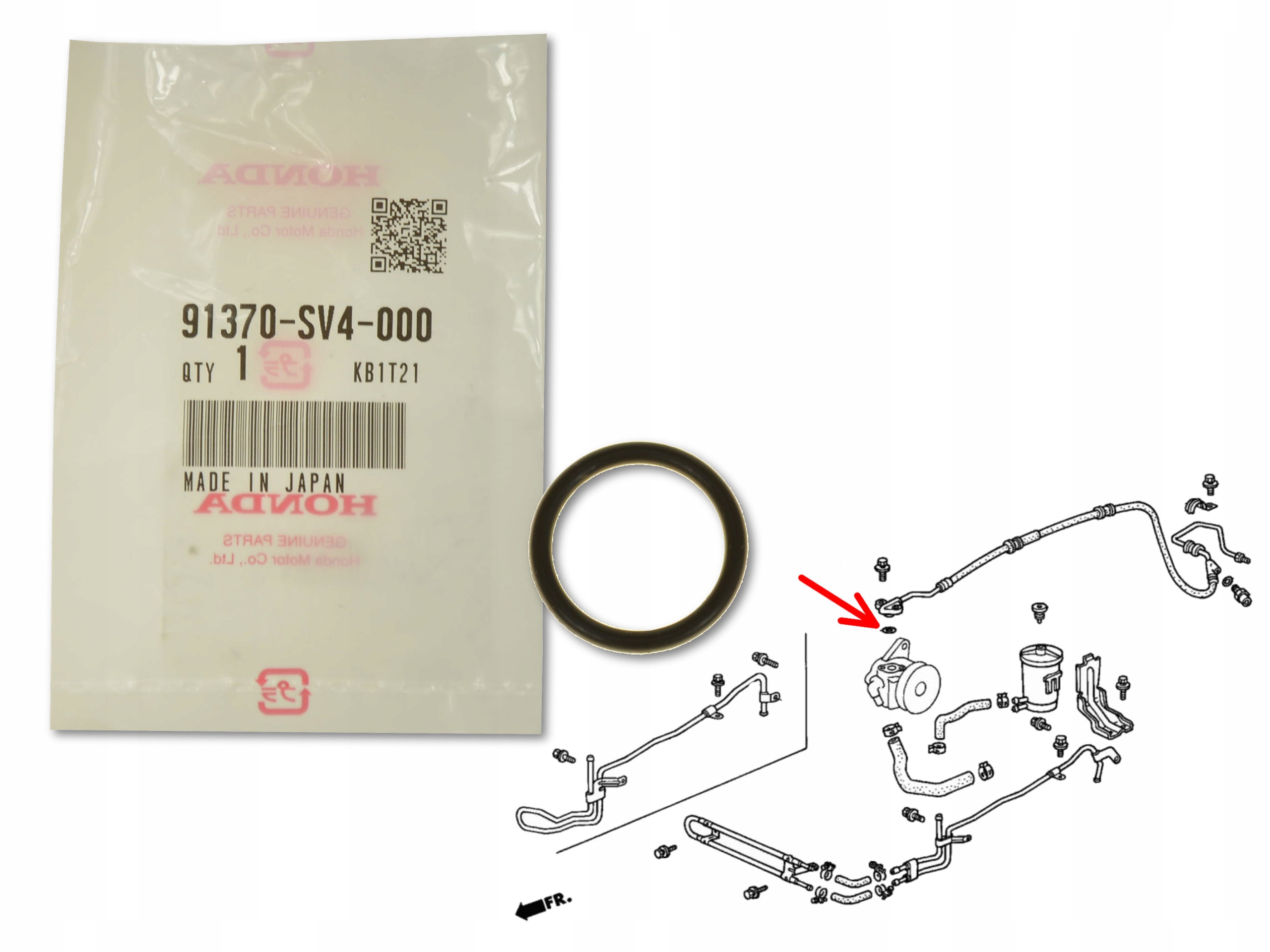 

Oring Przewodu Pompy Wspomagania 91370-SV4-000 Oe
