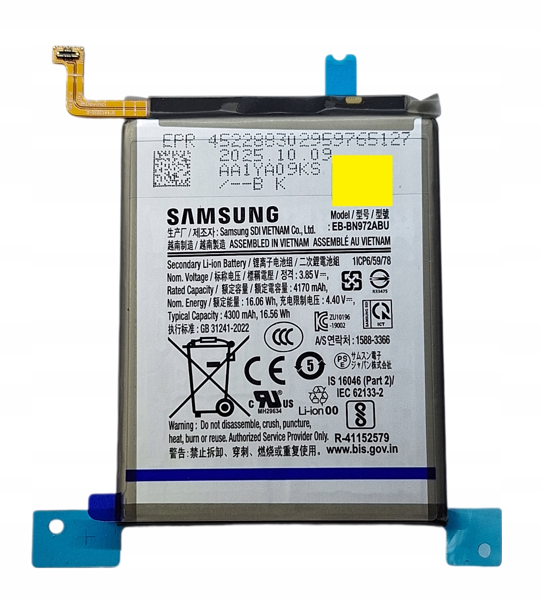 Oryginalna Nowa Bateria Samsung Note 10 Plus EB-BN972ABU