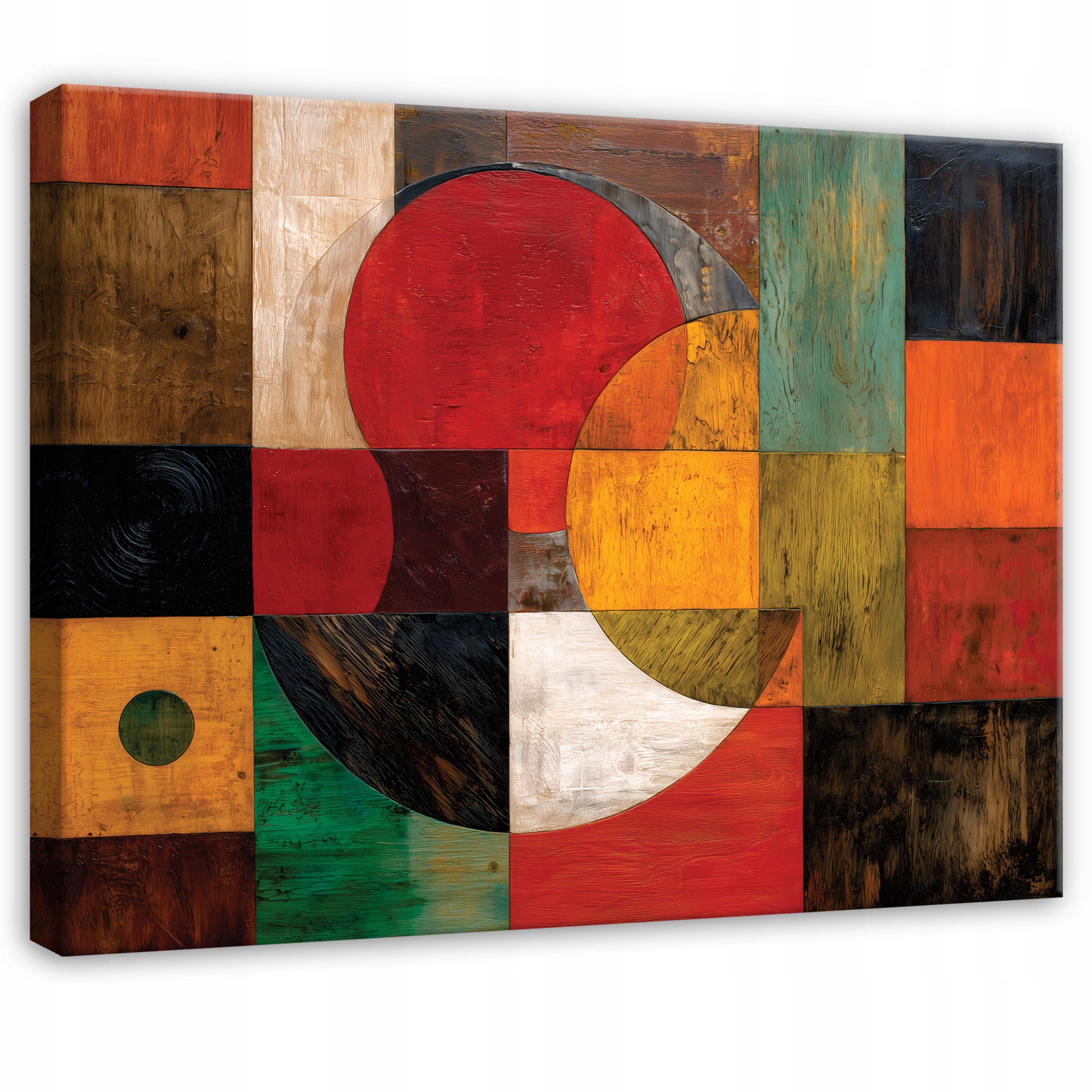 Obraz Abstrakce Art Deco Geometrický Do Ložnice Obývacího Pokoje Na Plátně 120x80