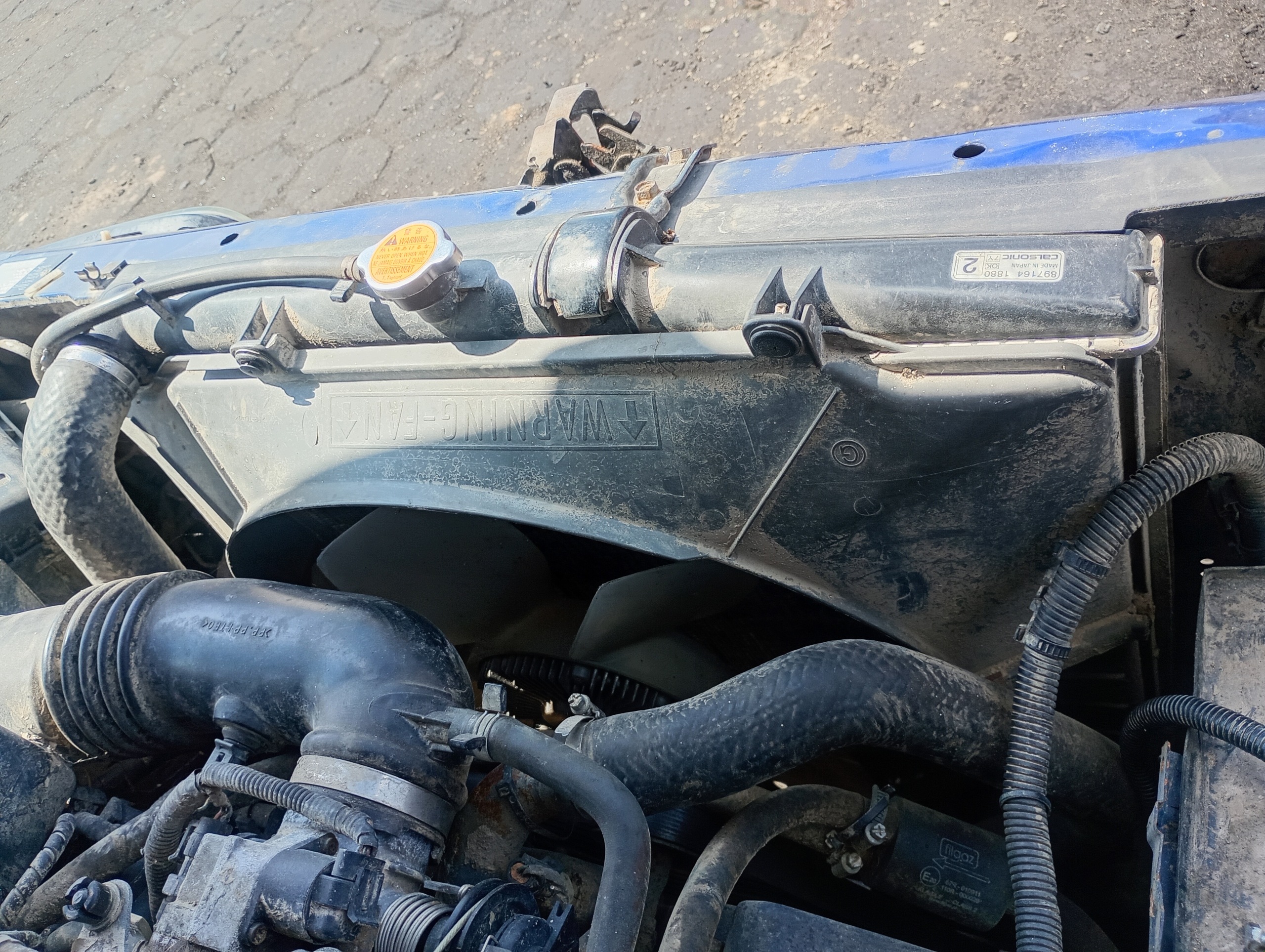 ventilátor MOTORU chladiče ISUZU TROOPER II 2 92-02 3.5 V6
