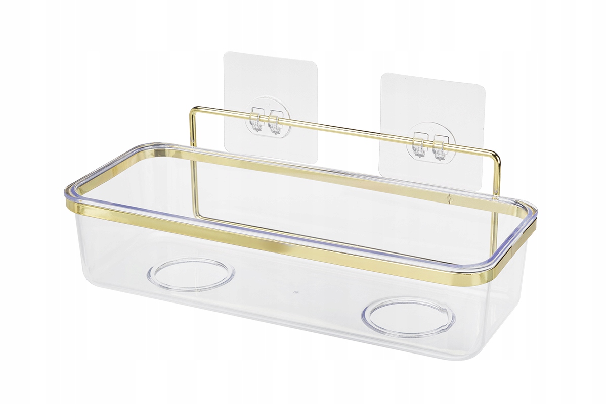 

Półka łazienkowa do łazienki 1 poziomowa złota