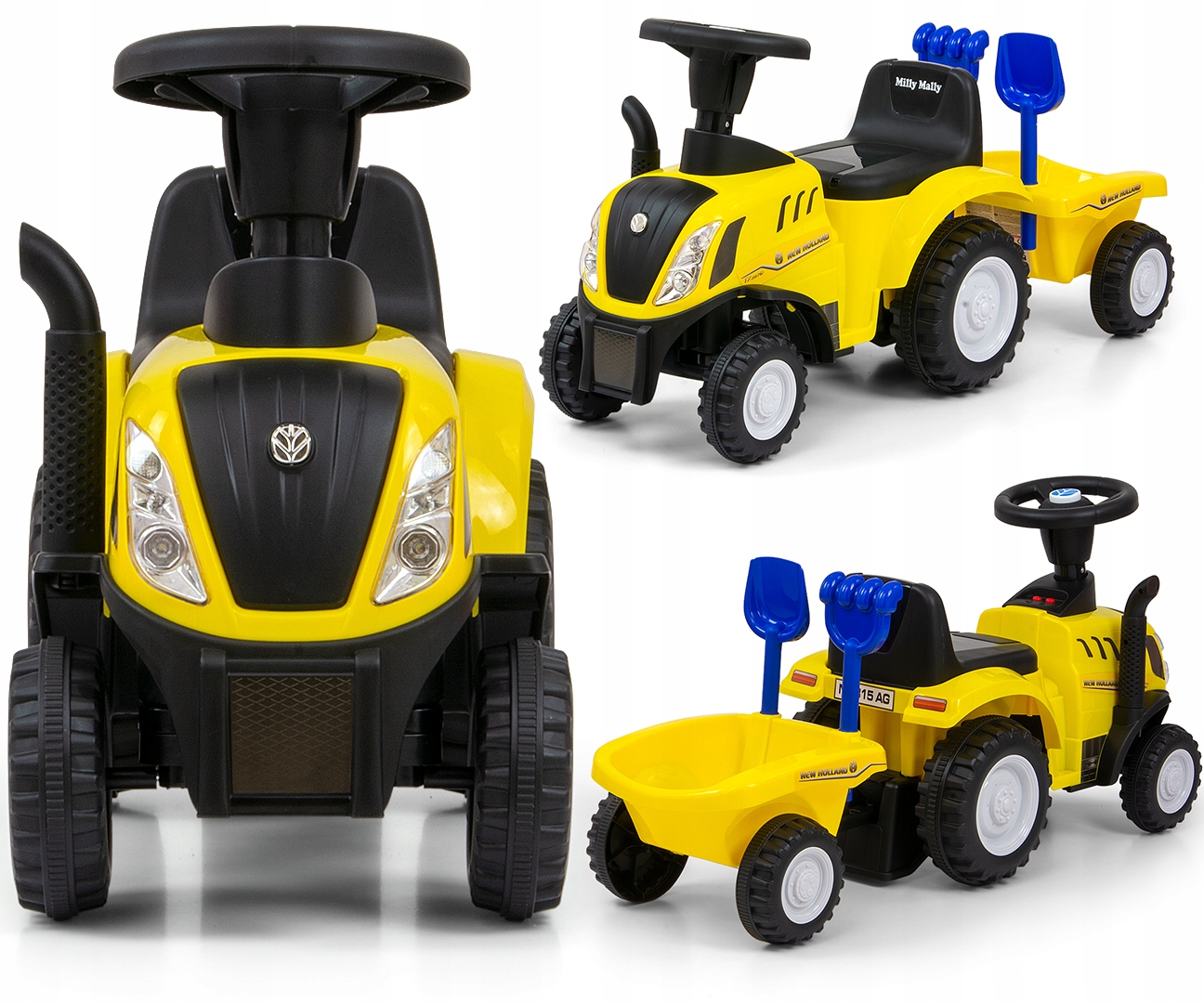 

New Holland T7 traktor przyczepa gra Milly Mally
