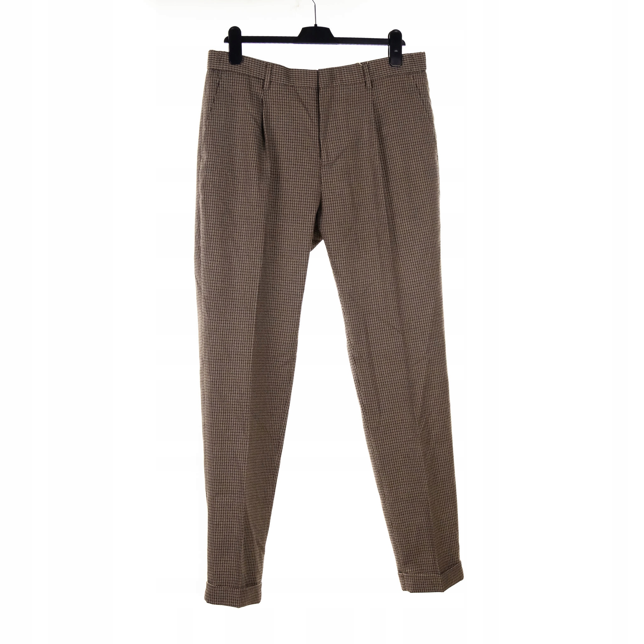 Pánské Kalhoty Scotch&soda Blake Hnědé Elegantní Slim Fit 34/34