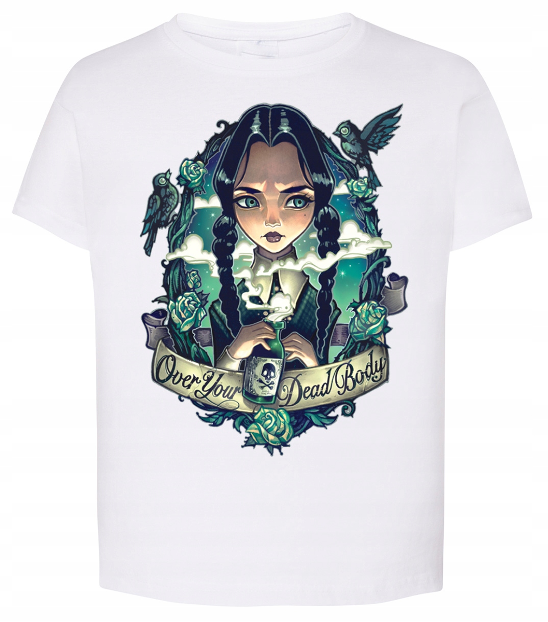 

T-shirt Koszulka Dziecięca Wednesday 7 8 Lat
