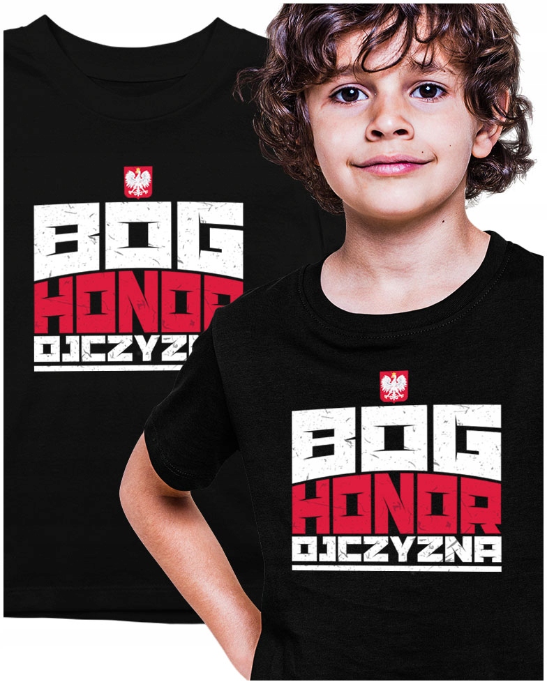 

Patrotyczna Koszulka Bóg Honor Ojczyzna 146