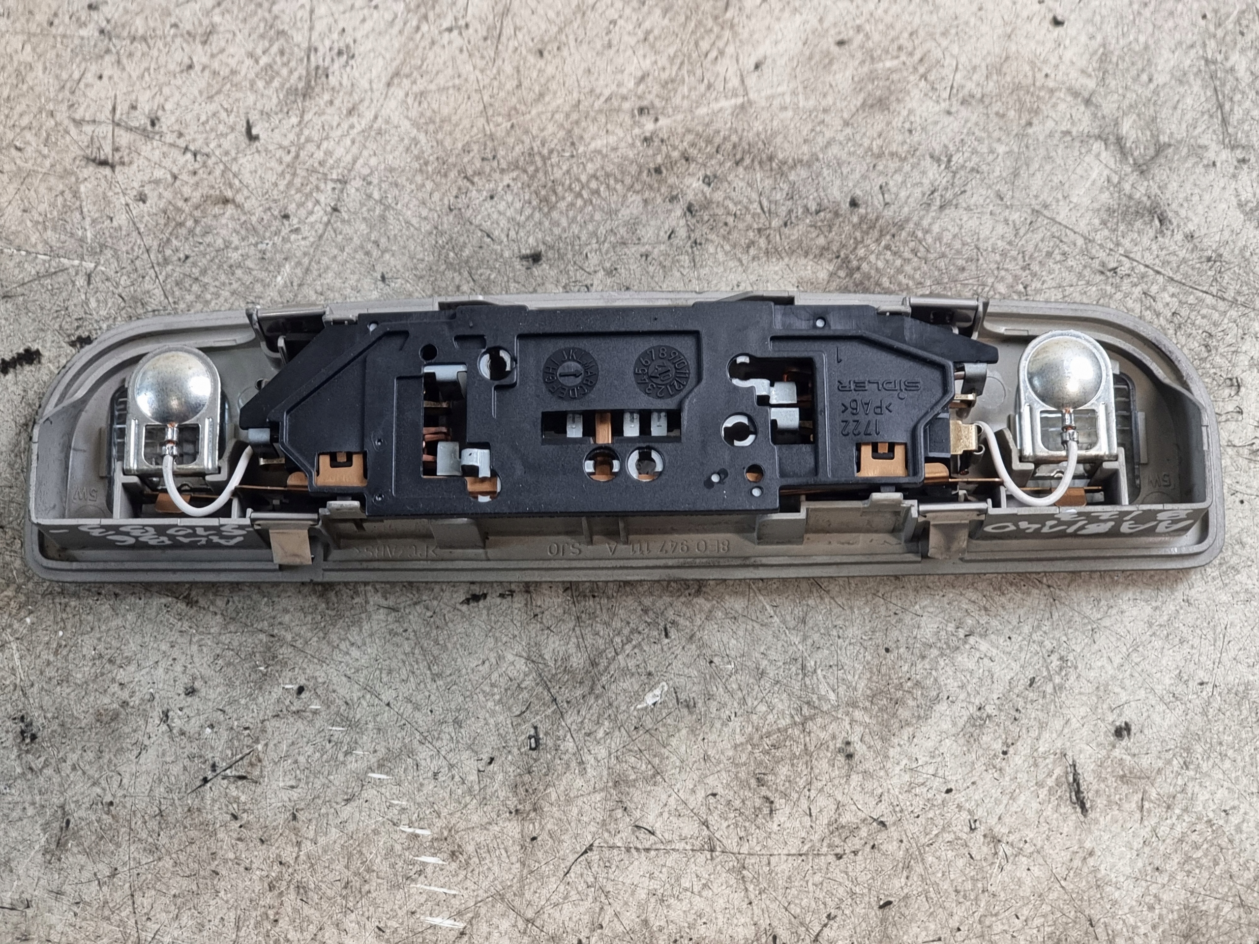 FANALE CIELO INTERNO OE 8E0947111A AUDI A4 B6