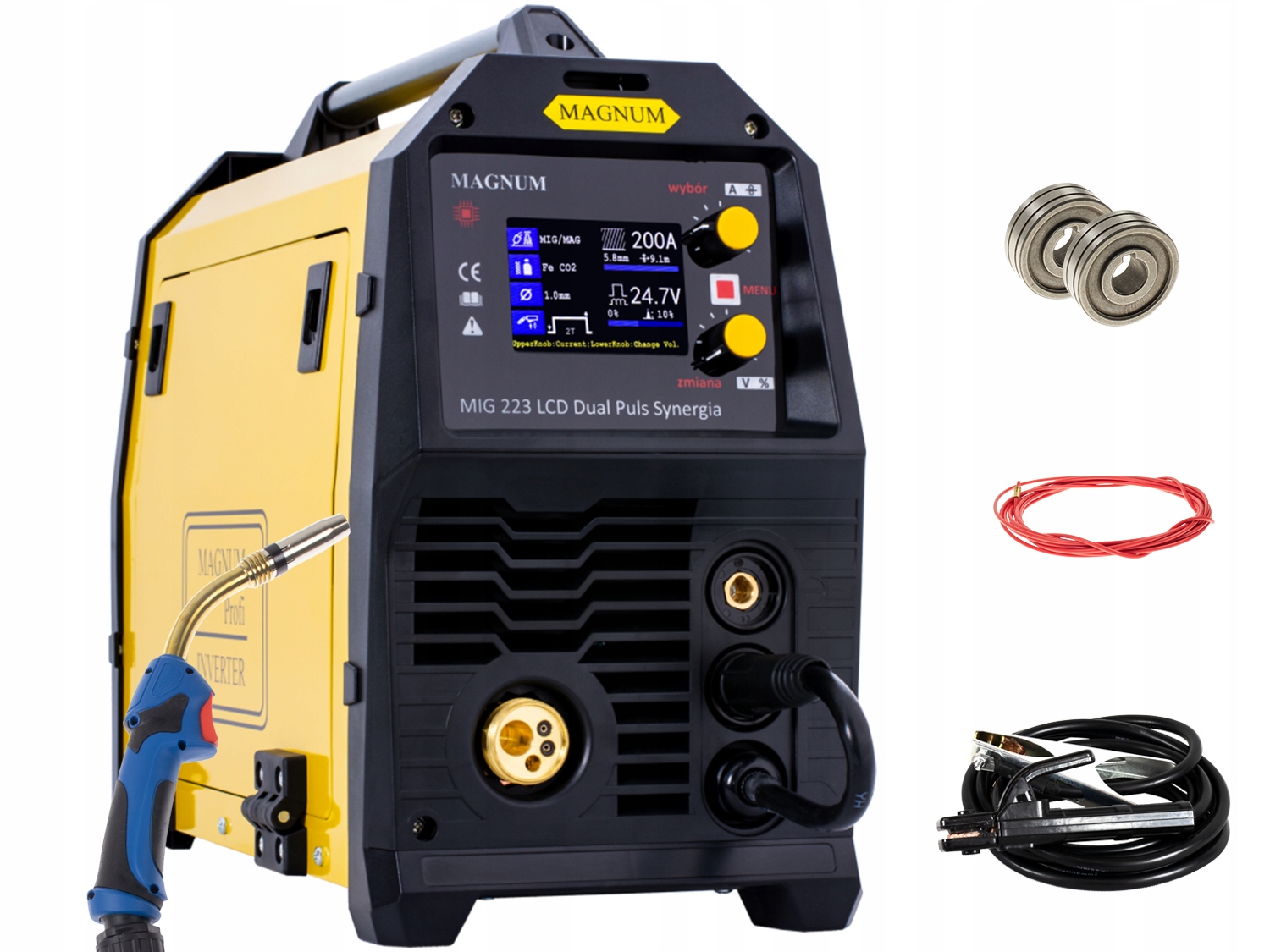 

Spawarka Magnum 200 Mig Mag Migomat Tig Synergia