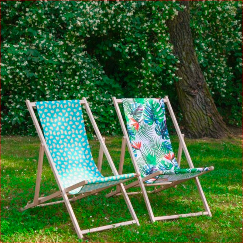 LEŻAK DREWNIANY REKLAMOWY Z NADRUKIEM DO BARU, RESTAURACJI, OGRÓDKA Długość (dłuższy bok) 124 cm