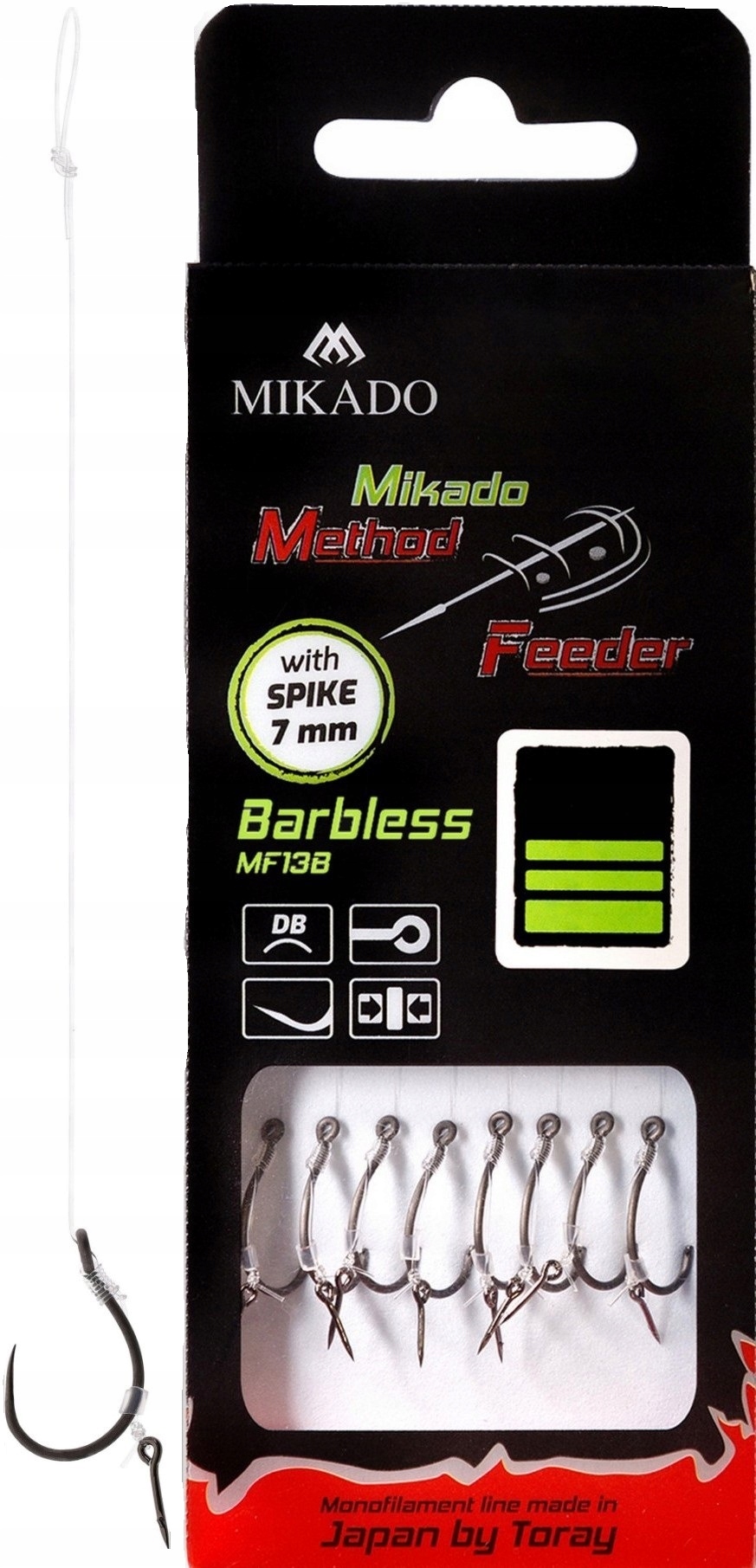 

Haczyki Mikado Method Feeder Przypon Z Igłą 6