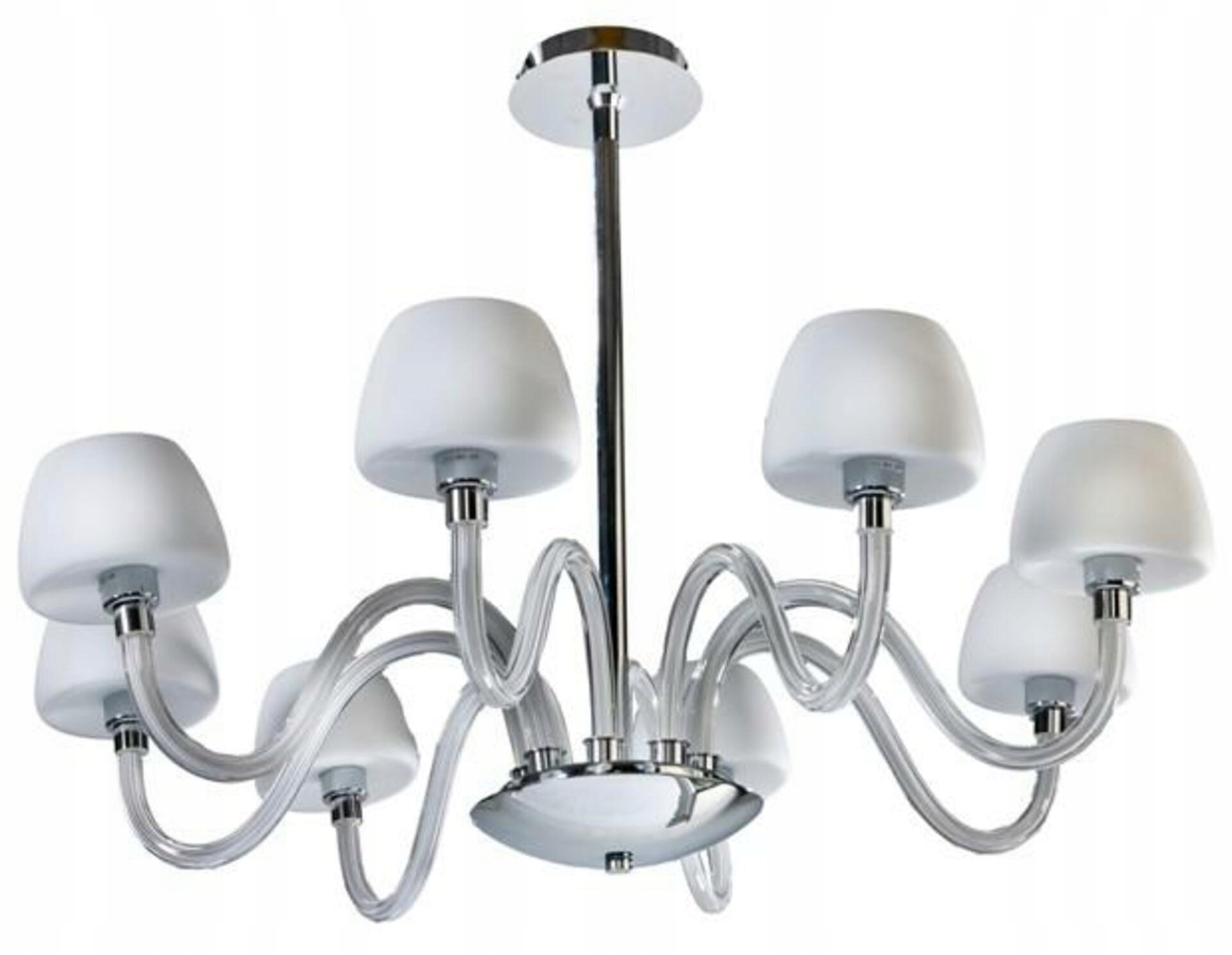 Závesné svietidlo AZzardo Gloria 8 AZ0176 E14 8x40W IP20 85cm biele