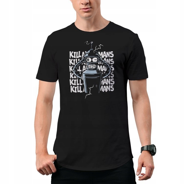 

Koszulka T-Shirt Bender Nuts Kill All Humans M