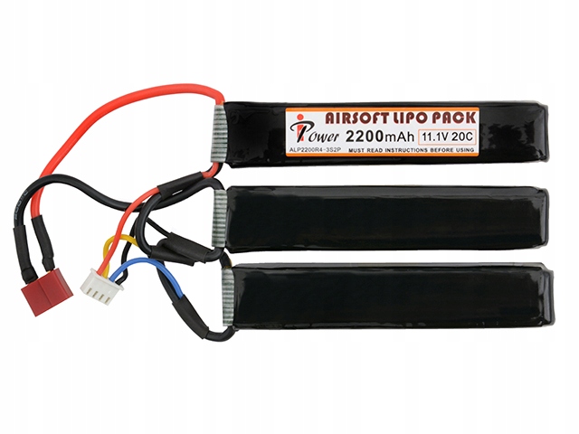 Akumulator Bateria LiPo Li-Po 11,1v 2200mAh M4 Ak Deans T-connect