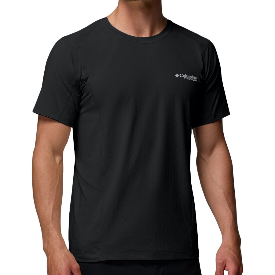 Tričko tričko Columbia Diamond Peak Pro Short Sleeve Black S