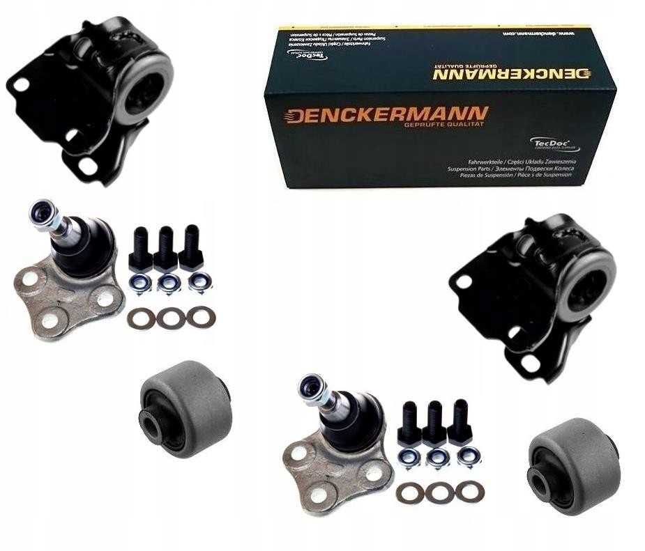 Čep Čepu Pouzdra Volvo S60 II 2010- V60 S80 V70 XC70 Přední Sada 6 Ks