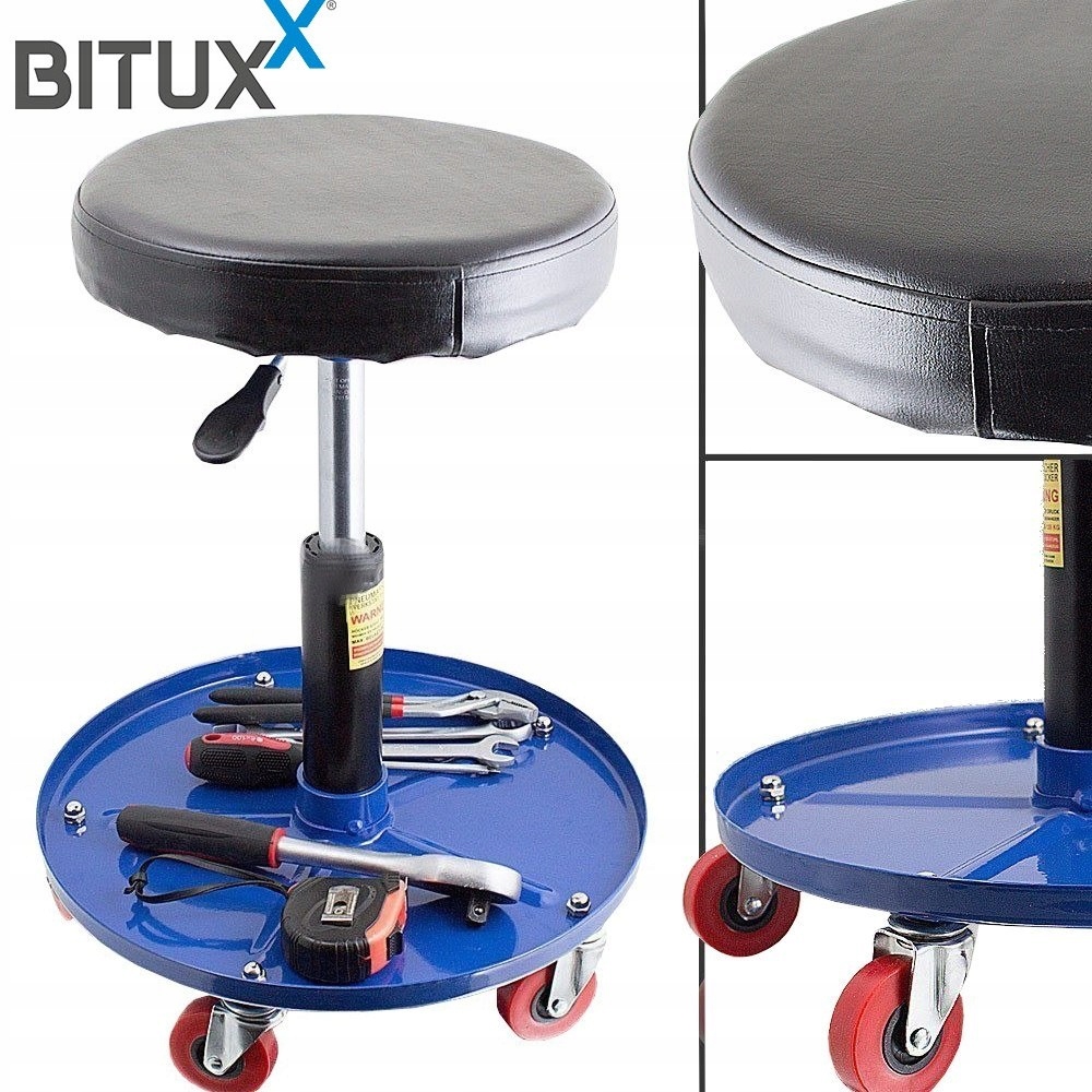 Верстак поворотный синий bituxx ролики