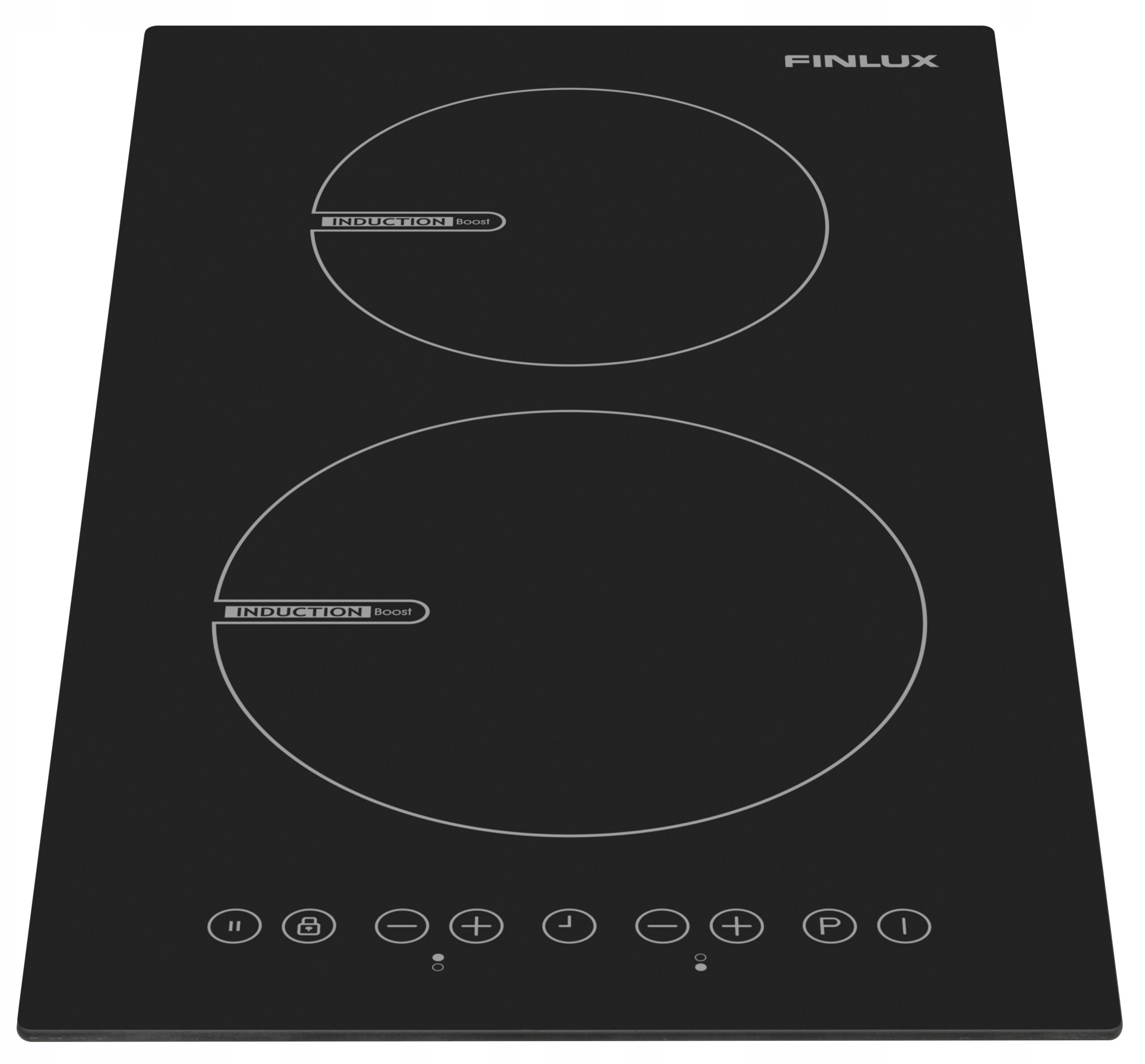 Płyta Indukcyjna 2 Polowa do Zabudowy 29 cm Booster 3600W Timer 230V Finlux