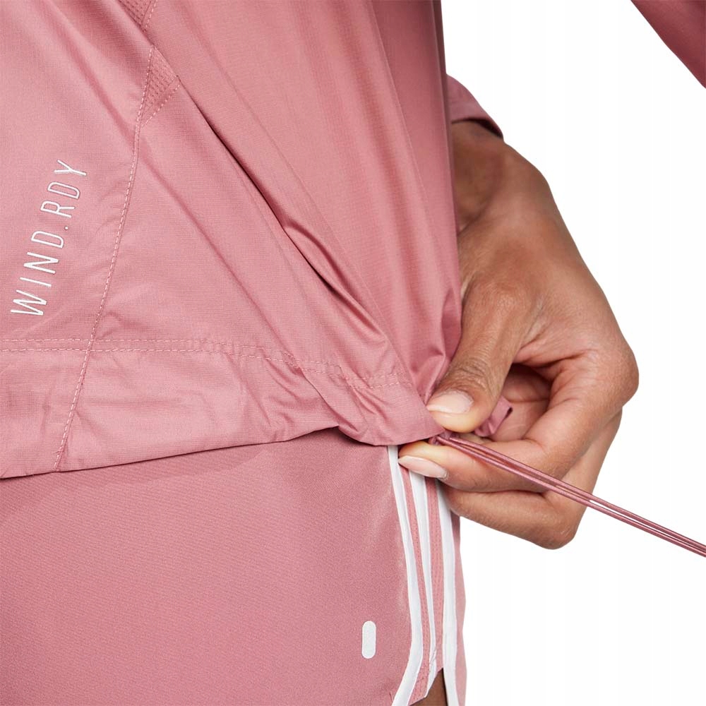 Kurtka adidas Own The Run przeciwdeszczowa Różowa do biegania IM5403 S Płeć kobieta