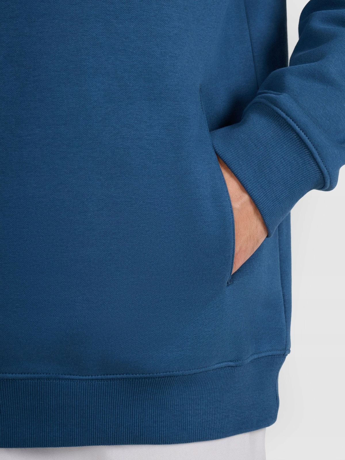 4F pánská mikina s kapucí bavlněná 4FWAW25TSWSM1904 zelená