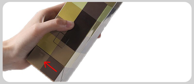 LAMPKA NOCNA MINECRAFT ŚCIENNA POCHODNIA DZIECI Waga produktu z opakowaniem jednostkowym 0.5 kg