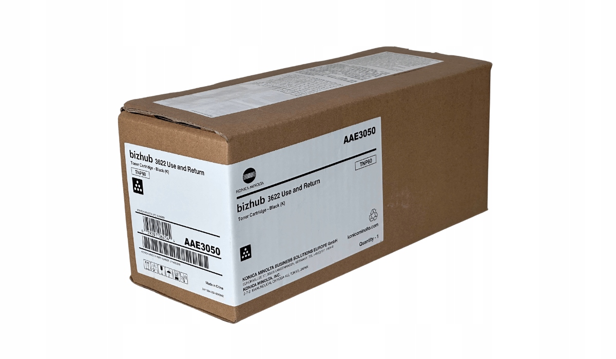 Toner Konica Minolta TNP-60 AAE3050 K Originál Black Bizhub 3622