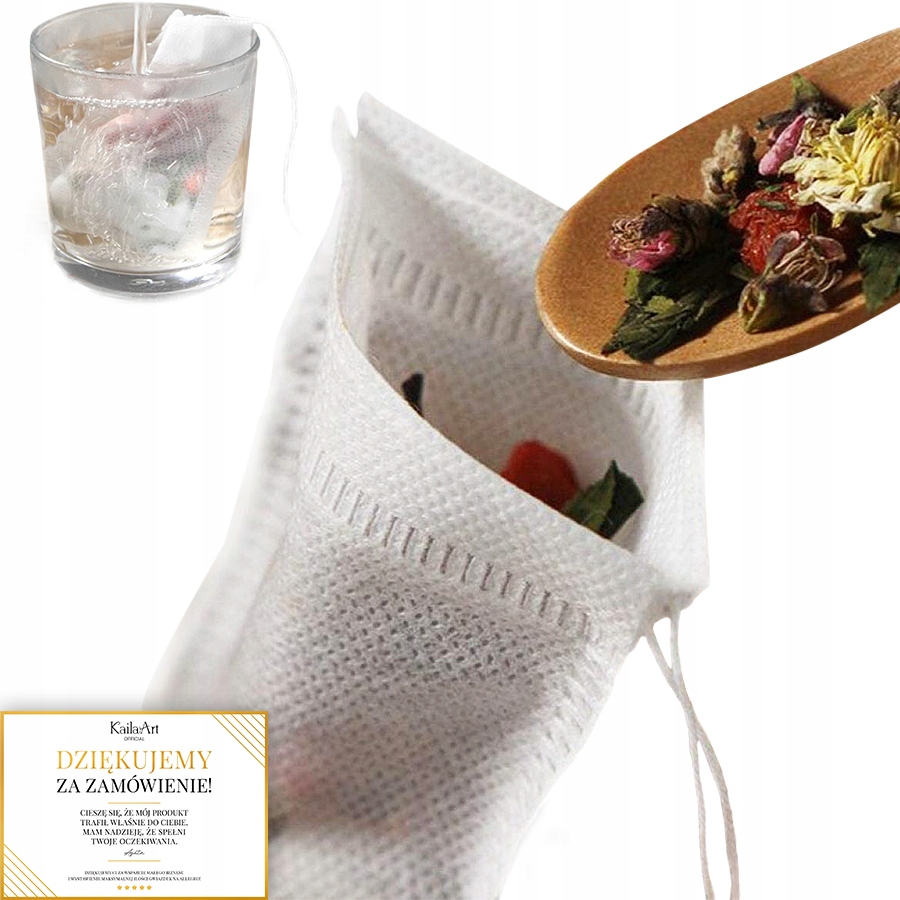 Levně Sáčky Na Čaj Sáčky Na Přípravu Čaje Filtr x300 Premium *hit*