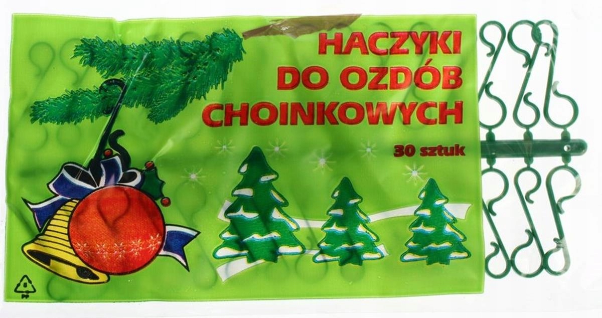

Haczyki zawieszki baniek ozdób choinkowych 30szt